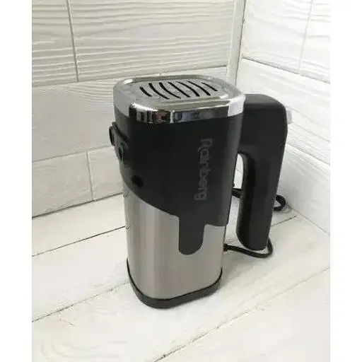 Міксер кухонний ручний Rainberg RB-2215 5 режимів 600 Вт з насадками для замішування крутого тіста Чорний - фото 7