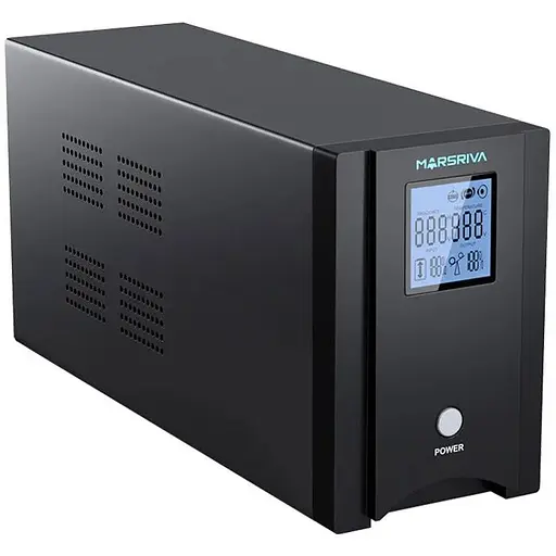 ДБЖ Marsriva MR-UF1000P-H, 1000ВА/800Вт, чиста синусоїда змінного струму, без АКБ, 24B - фото 3
