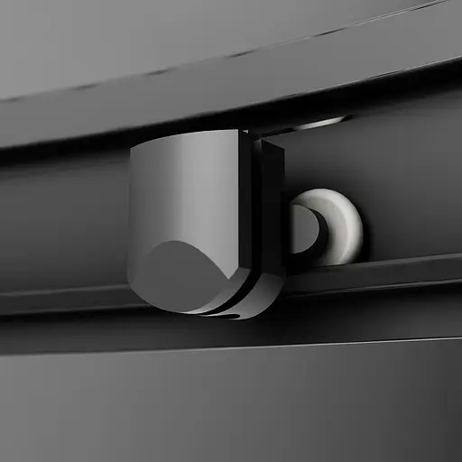 Душевая кабина Am.Pm Gem 90x90 см без поддона black W90UG-401A090BT, Черная, Универсальная, прозрачная, черная - фото 6