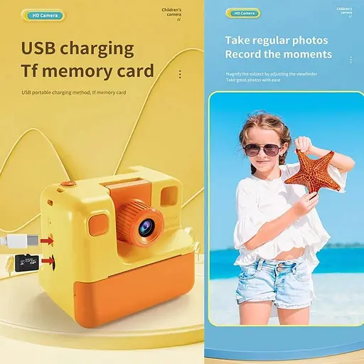 Дитяча камера з миттєвим друком та об'єктивом 180° - фото 5