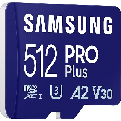Карта памяти Samsung microSDXC 512GB Class 10 UHS-I U3 V30 A2 PRO Plus + W/Reader (MB-MD512SB/WW) (134223) - фото 5