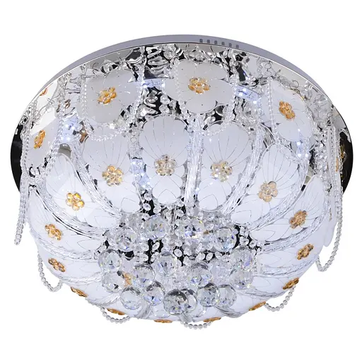 Люстра стельова Brille торт кришталева E14 40W WH (BCL-618C/9)