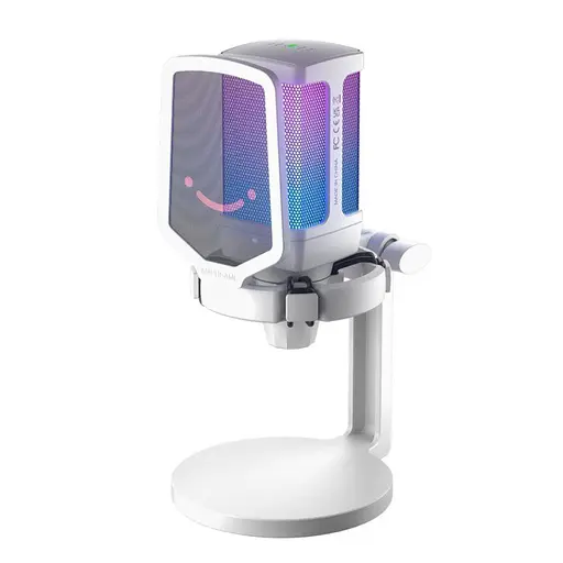 Микрофон конденсаторный Fifine FQ-6 RGB USB White