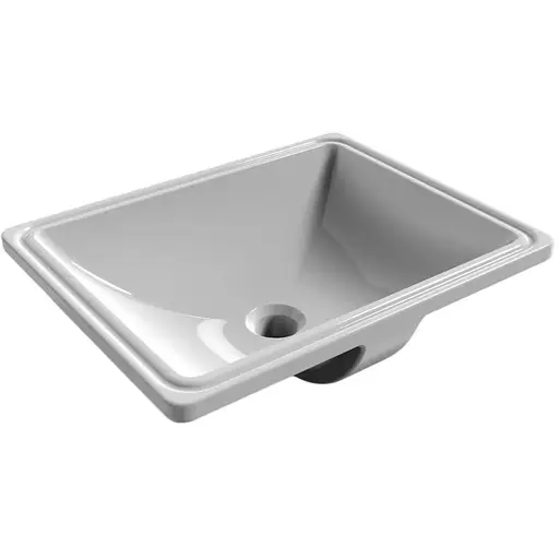 Умивальник врізний під стільницю Imprese прямокутний 41x52x16 см white c06900103SQ, Білий - фото 1