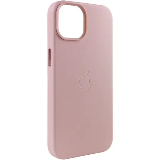 Шкіряний чохол Epik Leather Case AA Plus with MagSafe для Apple iPhone 14, 6.1 Sand Pink - фото 4