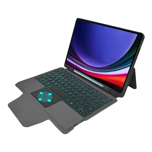 Чохол клавіатура Samsung Galaxy Tab S9 Fe / S9 SM-X510 SM-X516 SM-X518 BlueTooth Keyboard with TP - фото 2