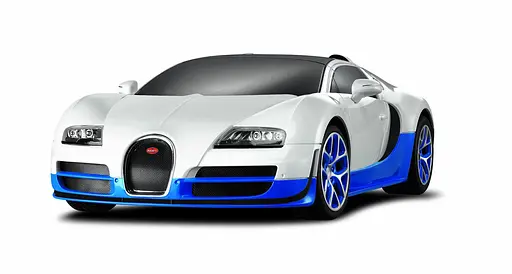 Машинка Rastar Bugatti Veyron Grand Sport на управлінні 1:24 білий 47000 - фото 3