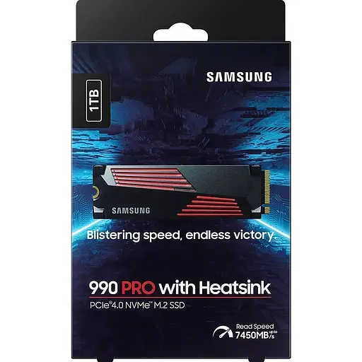 SSD накопичувач Samsung 990 PRO 1TB with Heatsink (MZ-V9P1T0CW) EU [142057] - фото 11