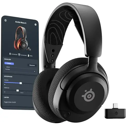 Игровая гарнитура SteelSeries Arctis Nova 5 Wireless Black MultiPlatform - фото 7