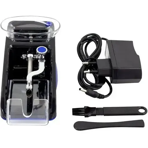 Машинка для набивання цигарок Horns bee GR-12 електрична синя - фото 3