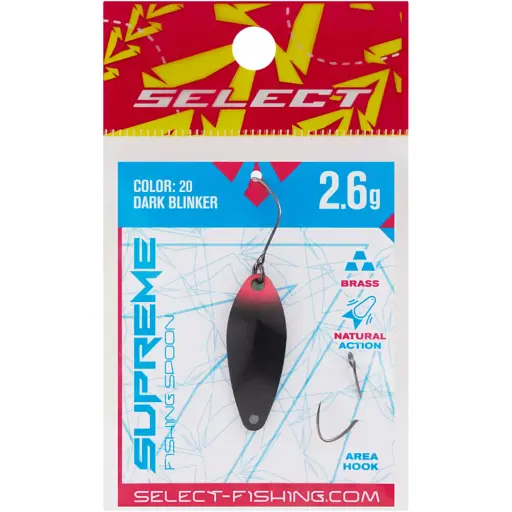 Блесна Select Supreme 2.6g 30mm #20 Dark Blinker - фото 2