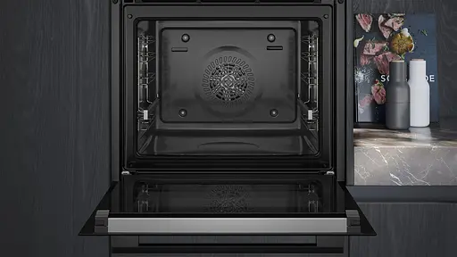 Духовой шкаф электрический Siemens 71 л A+ дисплей конвекция пиролиз черный - фото 4