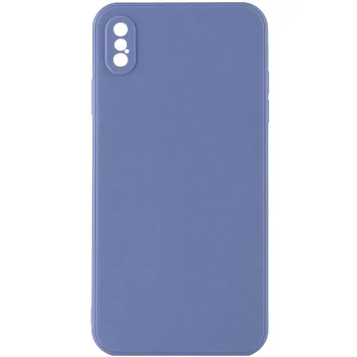 Силіконовий чохол Epik Candy Full Camera для Apple iPhone XS Max 6.5 Блакитний/Mist blue