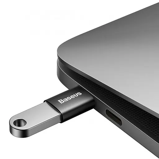 Перехідник Baseus Ingenuity Series Mini Type-C to USB 3.1 (ZJJQ000001) Black - фото 4