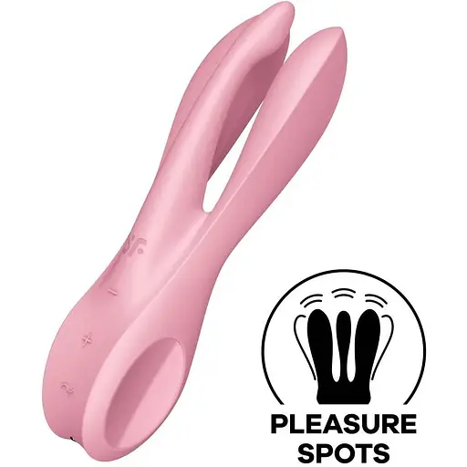 Клиторальный вибратор Satisfyer Threesome 1 Pink - фото 2