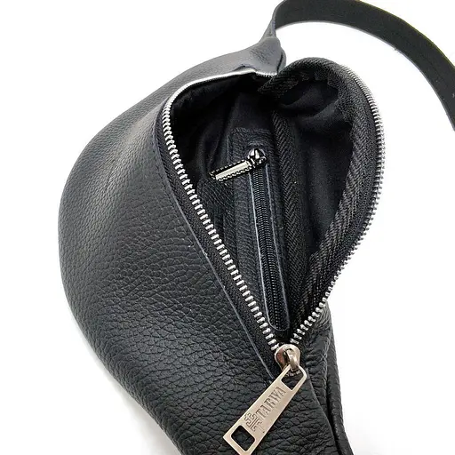 Чоловіча шкіряна сумка на пояс TARWA 33х11.5х8 см sum0025985 - фото 8