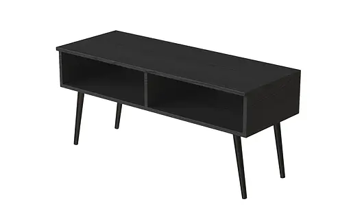 Тумба под ТВ Невада Ferrum-decor 45x100x38 Черный металл ДСП Сосна Кембра 16 мм (FRD-106720) - фото 4