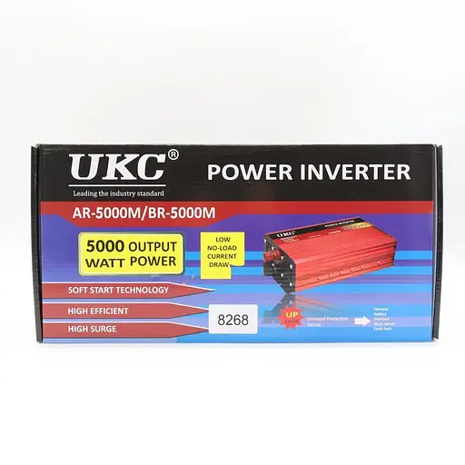 Инвертор преобразователь напряжения UKC AR-5000M BR-5000M AC/DC 12V-220V 5000W - фото 9