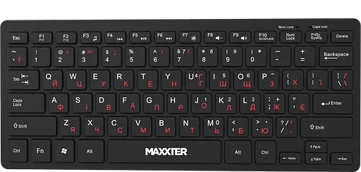 Клавиатура Maxxter KBM-C01B-UA Black
