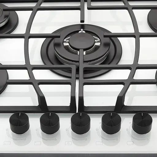 Варочная поверхность газовая Eleyus KVINTA 70 WH CTF - фото 5