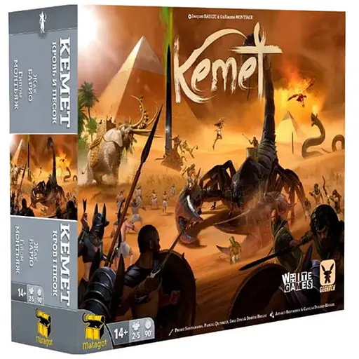 Настольная игра White Games&Geekach Games Кемет: Кровь и песок (Kemet: Blood and Sand) (укр.) (GKCH019KT) - фото 1