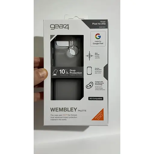 Противоударный силиконовый чехол Gear4 Wembley Palette для Google Pixel 4a 5G (6.2") Smoke - фото 4