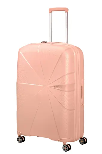 Чемодан 77 См American Tourister STARVIBE METALLIC PEACH 77х51х30(33) MD5*76004 - фото 8