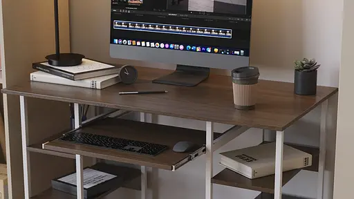 Компьютерный стол Скай 75x100x70 белый ДСП Сосна Кембра 16мм FRD-101095 - фото 7