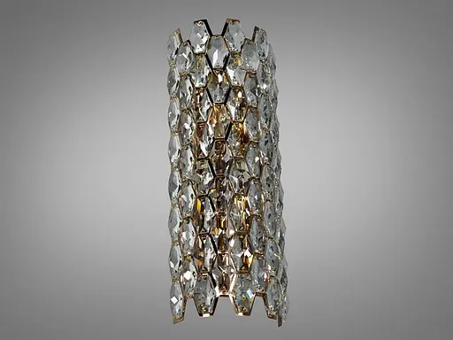 Настінний світильник Diasha з кристалами, золото, модель 9136B420GD - фото 2