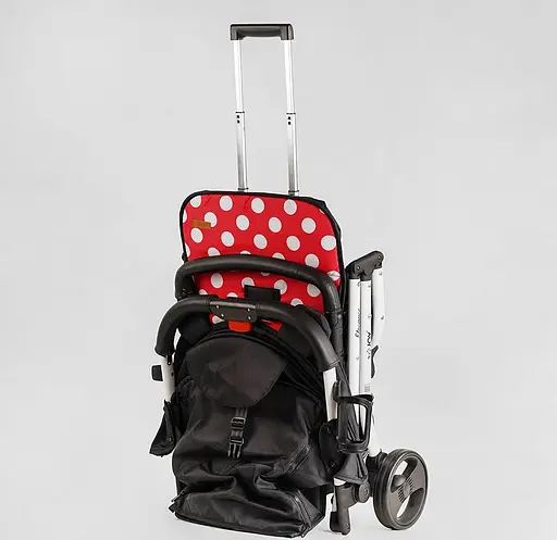 Коляска прогулочная детская JOY Elegans A-12295 рама алюминиевая, телескопическая ручка (6989235360018) - фото 3