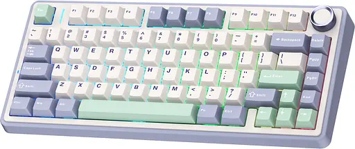 Клавіатура бездротова Aula F75 White (6948391208640) - фото 3