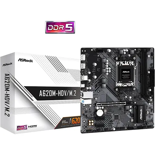 Материнская плата ASRock A620M-HDV/M.2 Socket AM5 - фото 2