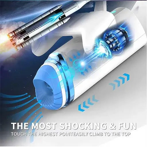 Автоматичний мастурбатор Warrior M-100 PRO з поступальними рухами, вібрацією, підігрівом та тримачем для телефону - фото 9