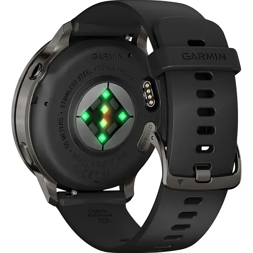 Смарт-часы Garmin Venu 4, 45 мм Slate with Black Silicone Band 010-03014-00 (146407) - фото 6