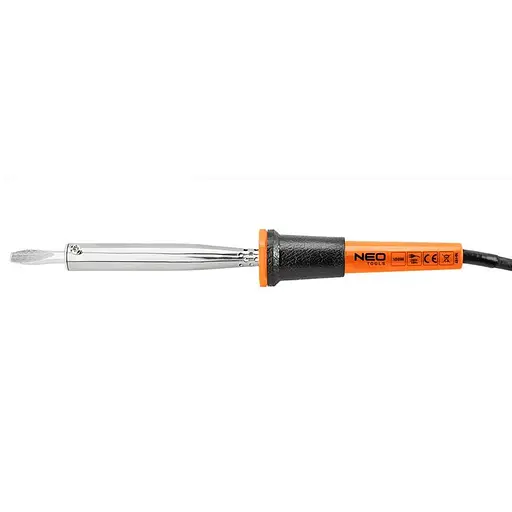 Паяльник електричний Neo Tools 100 Вт 500°C нікельована мідь (19-157)