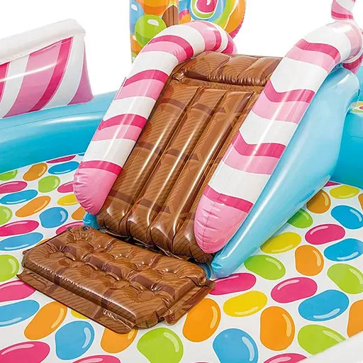 Дитячий надувний ігровий центр "Територія солодощів" 57149 з гіркою - фото 3