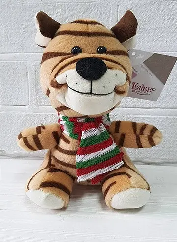 Мягка іграшка Тигр 18 см плюшевий тигреня - фото 1