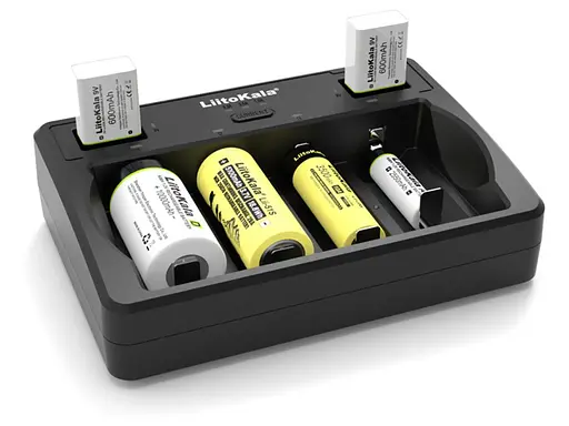 Универсальное зарядное устройство Liitokala Lii-D4 на 4 канала (Li-ion, NiMH+NiCD + крона) Type-C - фото 3