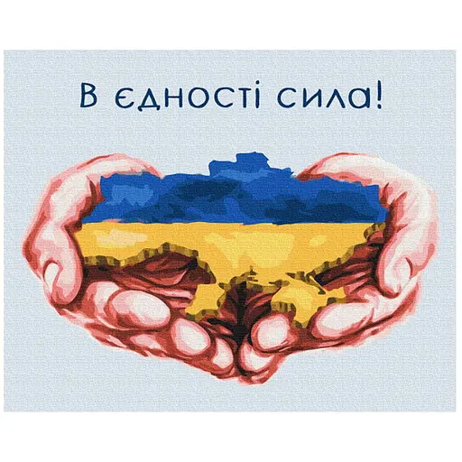 Розмальовка за номерами Brushme В єдності сила Дар'я Михайлишина (40х50) (BS53080) - фото 1