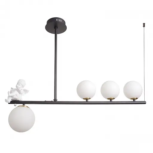 Люстра підвісна Brille E27 60W BK (BR-01 655S/4)