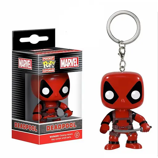 Коллекционная фигурка брелок Funko Дэдпул Marvel Deadpool 4 см DP 20 - фото 1