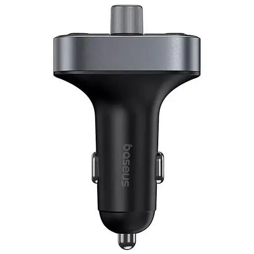 АЗП FM модулятор Baseus S-09 Pro Series 18W (2USB-A/1C) (C10762200113) Cluster Black - фото 5