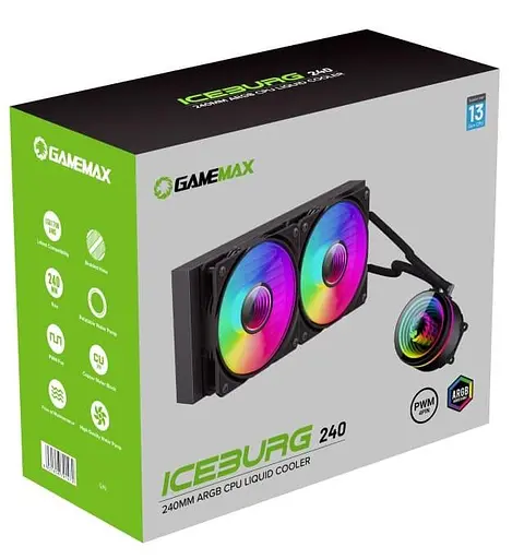 СВО GameMax IceBurg 240 Infinity (IceBurg 240 Infinity) - фото 7