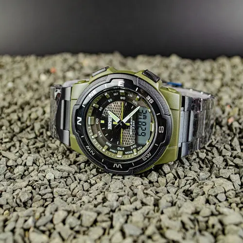 Мужские наручные часы Skmei 1370 Army Green, 1370AG (17132) - фото 3