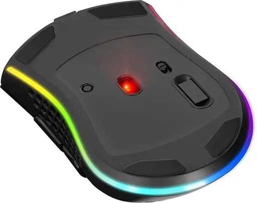 Бездротова Ігрова RGB Миша K-Snake BM600 2.4G з підсвічуванням Чорна  - фото 3