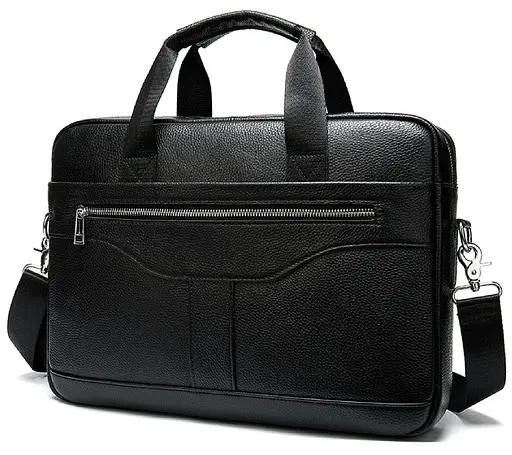 Чоловіча шкіряна сумка Vintage 28х40х7 см sum0012886 - фото 9