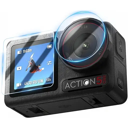 Защитное стекло AC Prof 4896 HD 9H для DJI Osmo Action 5 Pro [137117]