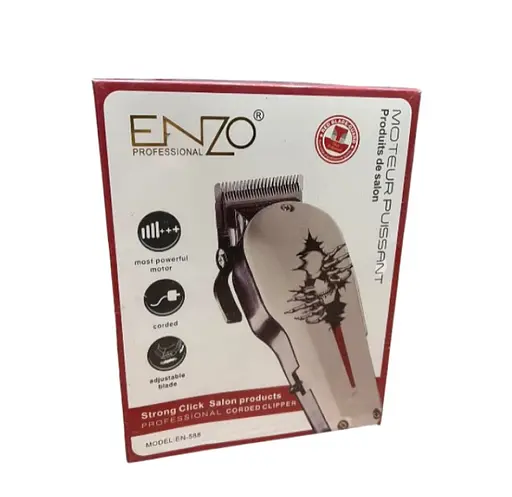 Проволока для стрижки волос ENZO EN-588 с классическими насадками и мощным мотором для дома 10 Вт Серый - фото 8
