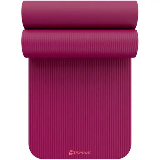 Коврик для йоги Hop-Sport HS-NB015GM NBR 1,5см ягодный