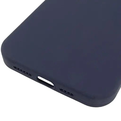 Чохол Silicone Case AA Logo with MagSafe для Apple iPhone 14 Pro Max 6.7 Темно-синій/Midnight blue - фото 5
